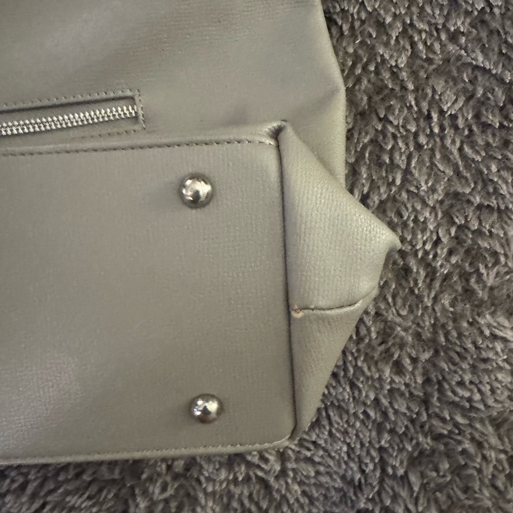 JENNA KATOR Gray Shoulder Bag Silver hardware - Picture 8 of 16